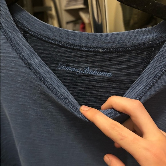 tommy bahama relax shirt Longsleeve Blue large Comfy Longsleeve - Picture 3 of 12